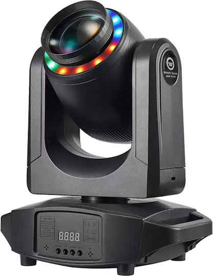 Light4me Smart Beam 80w Moving Head Led Stage Lighting Effect Ring 12x0.3w Rgb