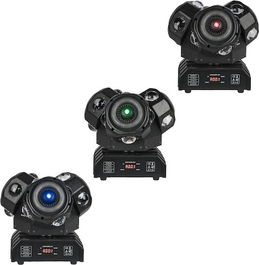 Light4me Sid Pro Movable Multi-effect Light 5in1 Stage Lighting Led Dmx Beam Ring Laser R G B 12x10w Rgbw