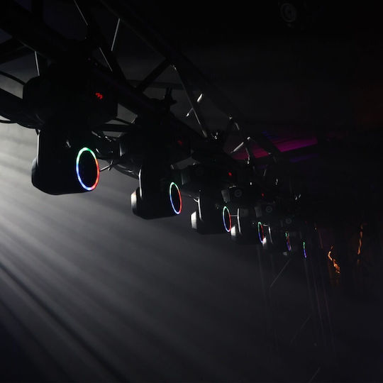 Light4me Magic Head Κινούμενη Κεφαλή Fx Led Dmx Gobo Beam Πράσινο Λέιζερ 50 Mw
