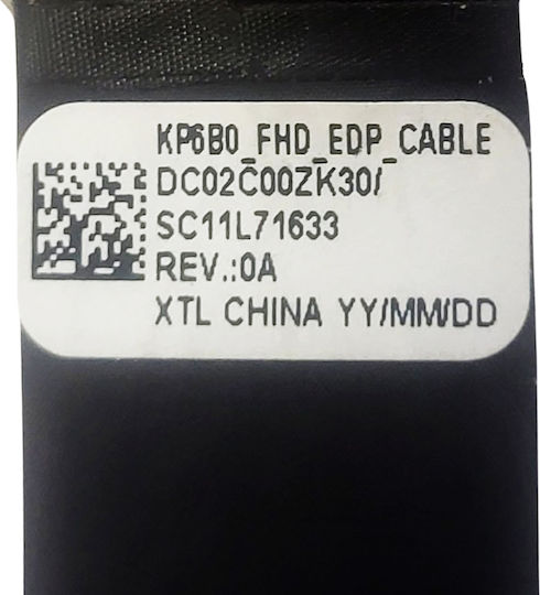 Καλωδιοταινία Οθόνης για Laptop Lenovo Thinkpad P16v Gen 1 21fc 21fd 21fe 21ff