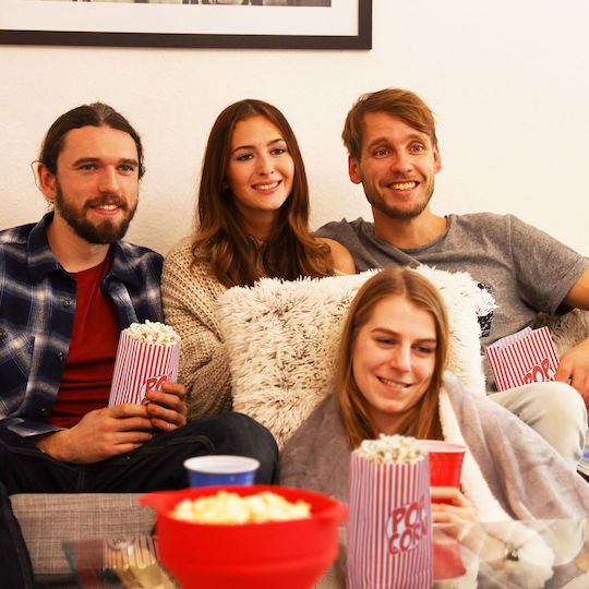 Relaxdays Cutie Popcorn Pentru Petreceri 144 Bucăți