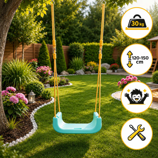 Leagăn Suspendat 43x33x37.5cm Pentru 6+ Luni Turcoaz