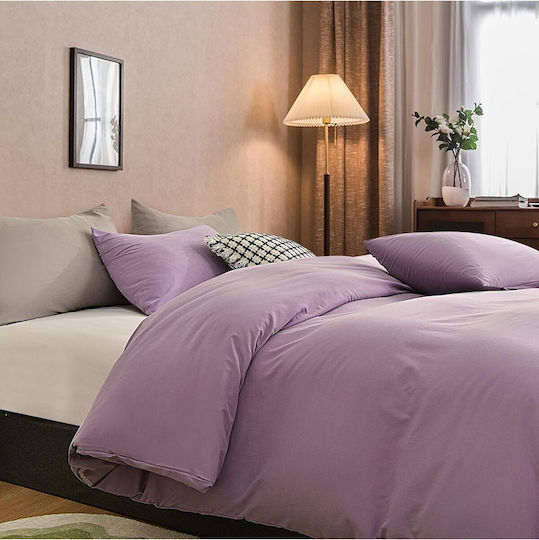 SteweHome Σετ Ημίδιπλη 195x230cm Λιλά SteweHome Σετ Ημίδιπλη 195x230cm Λιλά