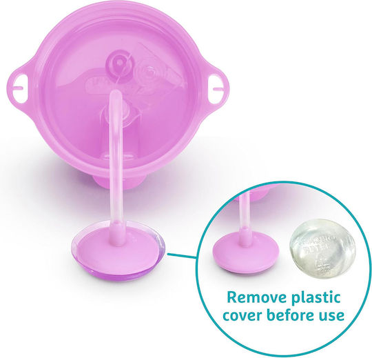Munchkin Baby Cup Click Lock Plastic Purple 296ml for 12m+