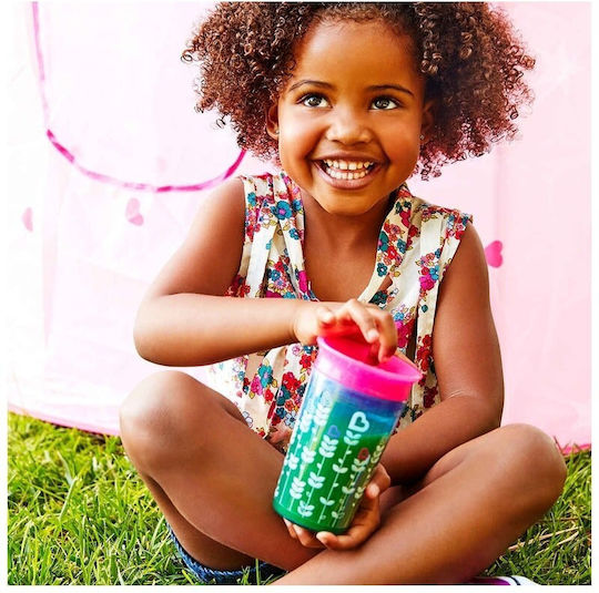Munchkin Căniță pentru copii Miracle 360° Deco Sippy din Plastic Roz Miracle 360° Deco Sippy 266ml pentru 12m+m+