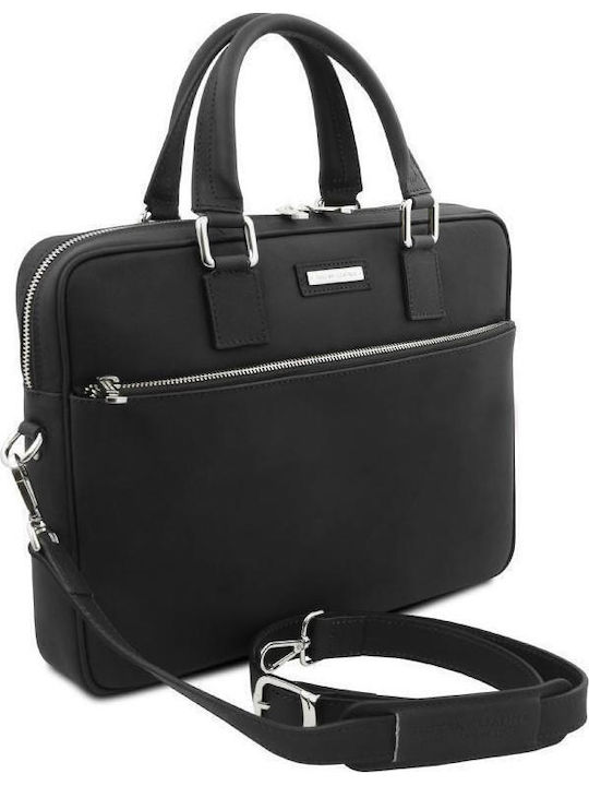Tuscany Leather Shoulder / Handheld Bag for 15.6" Laptop in Black Colour TL142620