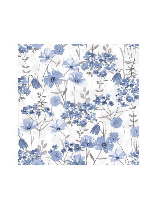 SteweHome Cotton Duvet Cover Set 200x230cm Double With 2 Pillowcases & 1 Bed Sheet Blue