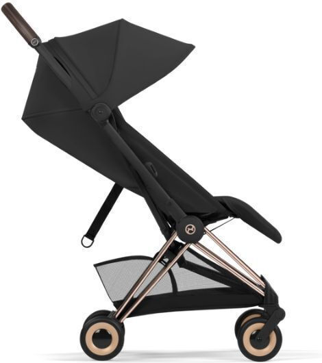 Cybex Coya Καρότσι Μωρού Kατάλληλο για Nεογέννητο Rosegold / Sepia Black