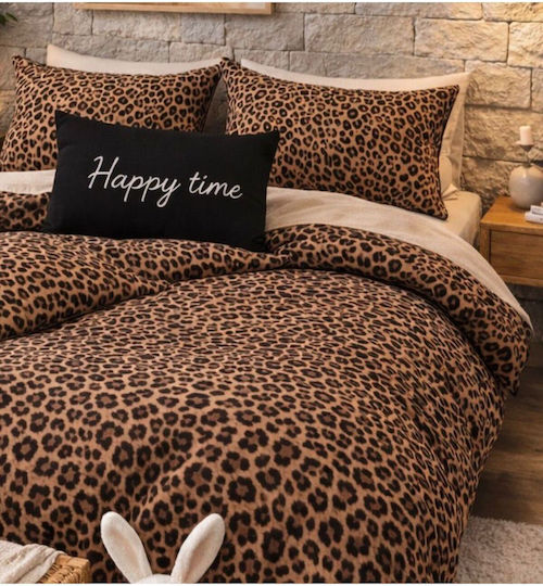SteweHome Σετ Διπλή 200x220cm Καφέ SteweHome Σετ Διπλή 200x220cm Καφέ