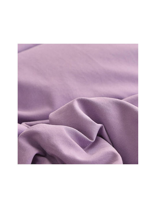 SteweHome Cotton Duvet Cover Set 220x180cm Double With 2 Pillowcases Ecru