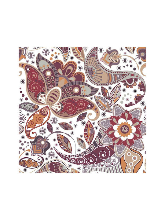 SteweHome Cotton Duvet Cover Set 200x230cm Double With 2 Pillowcases & 1 Bed Sheet Burgundy