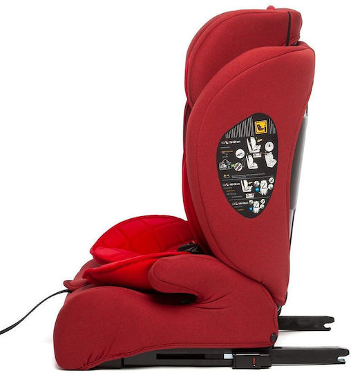 Juju Pro Rider Kinderautositz Booster i-Size mit ISOfix Rote
