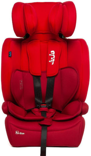 Juju Safe Ride Καθισματάκι Αυτοκινήτου Booster i-Size Κόκκινο