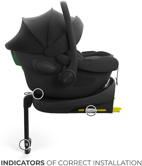 Kinderkraft Endura Safe Modular System Baby Car Seat i-Size with Isofix Black 0-36 kg