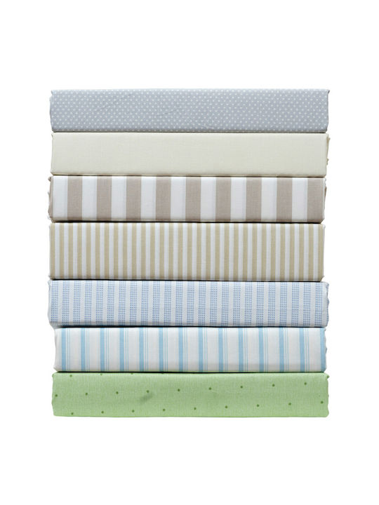 Viopros Cotton Duvet Cover Set 160x240cm Single With Pillowcase 958 Green