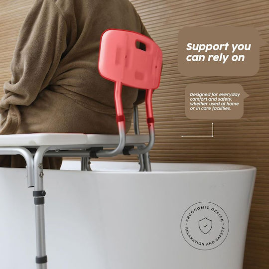 Linomag Bathroom Seat with Backrest