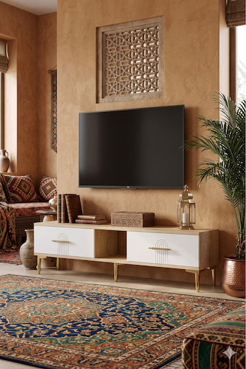 Stand TV Auriu L150xA30xÎ41cm