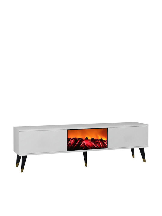 Blue TV Stand L150xD30xH46cm