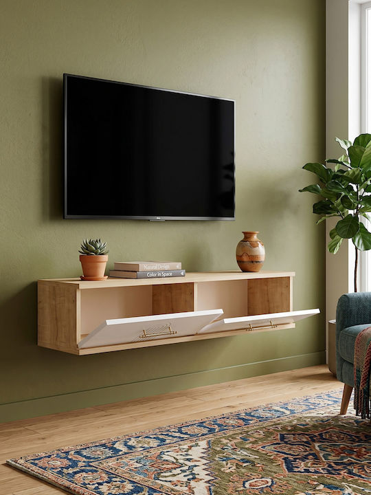 Gold TV Stand L120xD30xH26cm