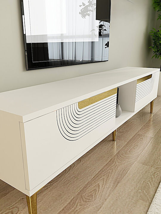 Έπιπλο Τηλεόρασης Travertine Μ150xΠ30xΥ41cm