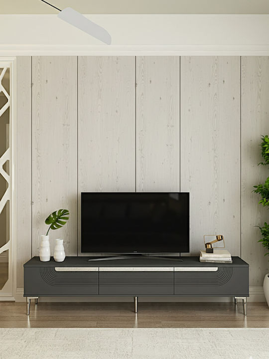 Gold TV Stand L180xD30xH41cm