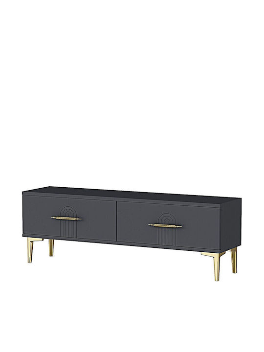 Gold TV Stand L120xD30xH41cm