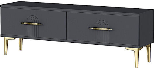 TV-Ständer Gold M120xP30xH41cm