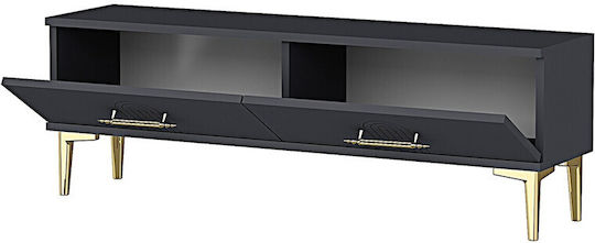 TV-Ständer Gold M120xP30xH41cm