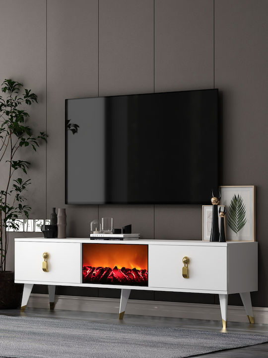 Stand TV Albastru L150xA30xÎ46cm