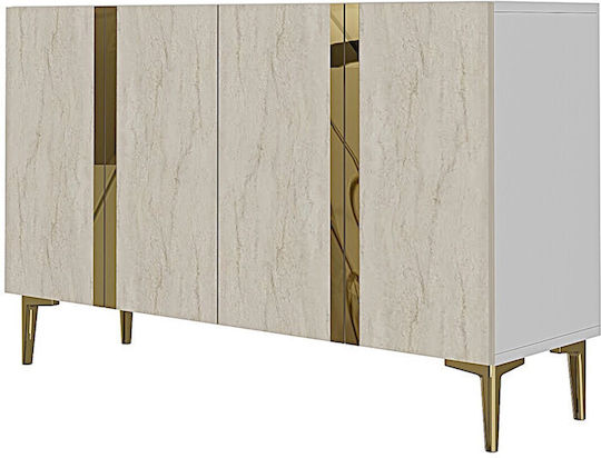 Έπιπλο Τηλεόρασης Καφέ Μ120xΠ32xΥ75cm