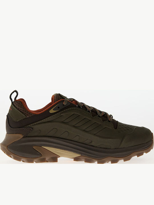Merrell Moab Speed 2 Ltr Ανδρικά Ορειβατικά Παπούτσια Αδιάβροχα Πράσινα