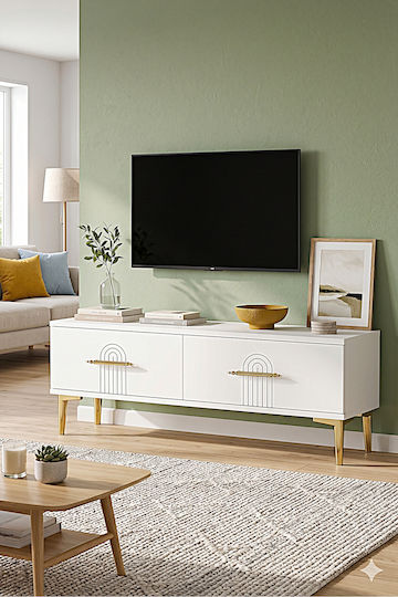 Stand TV Auriu L120xA30xÎ41cm