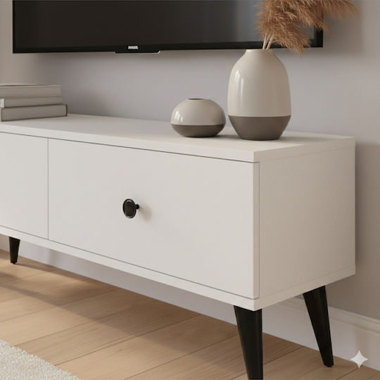 Black TV Stand L120xD30xH41cm