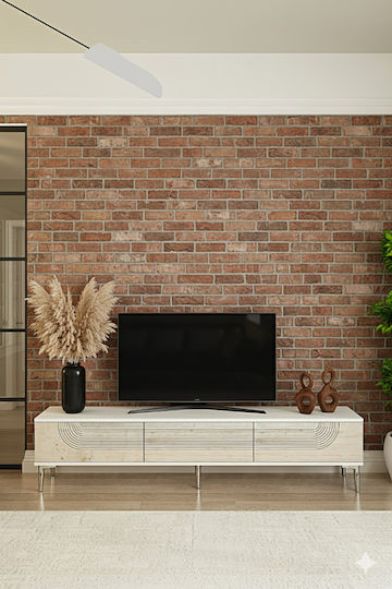 Gold TV Stand L180xD30xH41cm