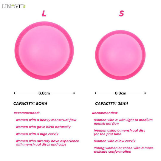 Menstrual Cup Large Pink
