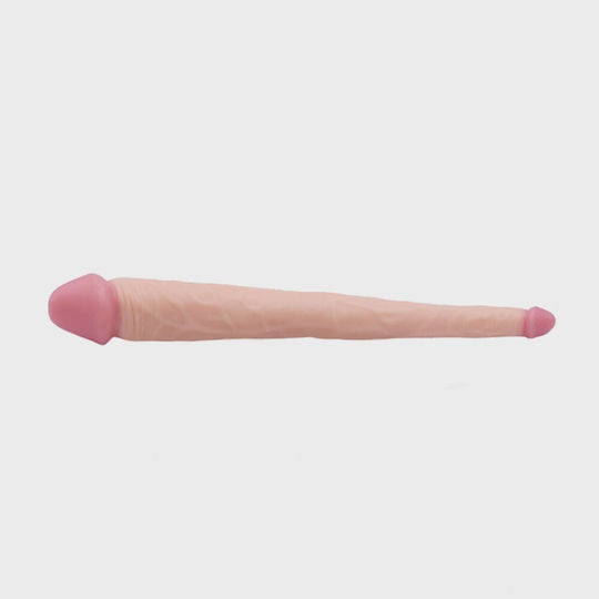 Ρεαλιστικό Διπλό Ομοίωμα Πέους Natural 36 Cm