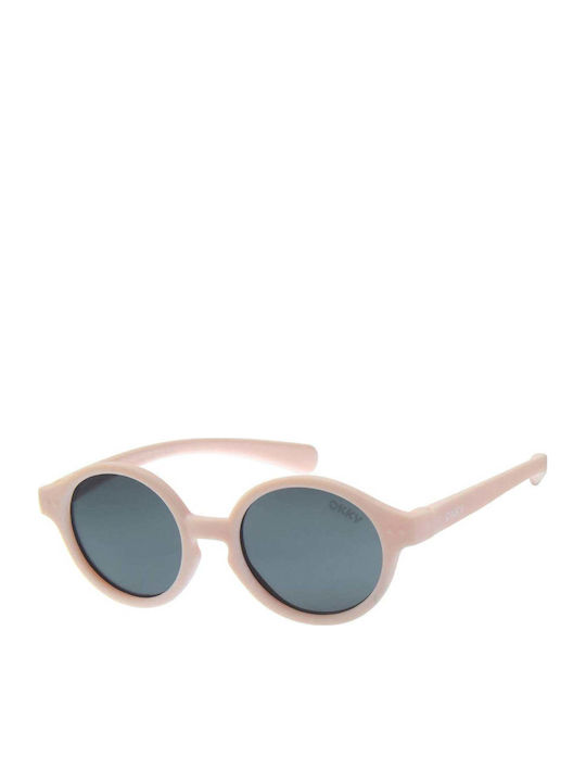 Okky Στρογγυλά Βρεφικά Γυαλιά Ηλίου με Polarized Φακό Ροζ