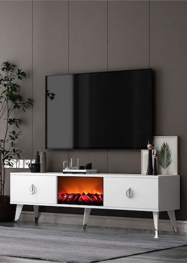 Έπιπλο TV Επιδαπέδιο Συνθετικό Ξύλο 150x30x46εκ. Έπιπλο TV Επιδαπέδιο Συνθετικό Ξύλο 150x30x46εκ.