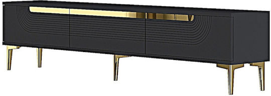Gold TV Stand L180xD30xH41cm