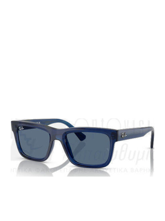 Ray Ban Herren Sonnenbrille mit Marineblau Kunststoff Gestell und Blau Linse RJ9196S 719080