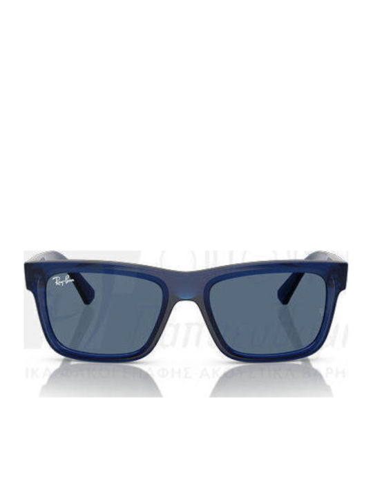 Ray Ban Herren Sonnenbrille mit Marineblau Kunststoff Gestell und Blau Linse RJ9196S 719080