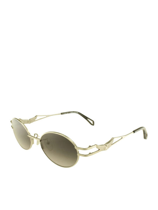 Zadig & Voltaire Women Sunglasses with Silver Frame and Gray Lens