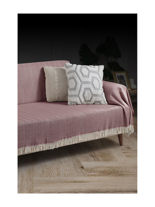 SteweHome Three-Seater Sofa Throw 180x300cm 100% Cotton