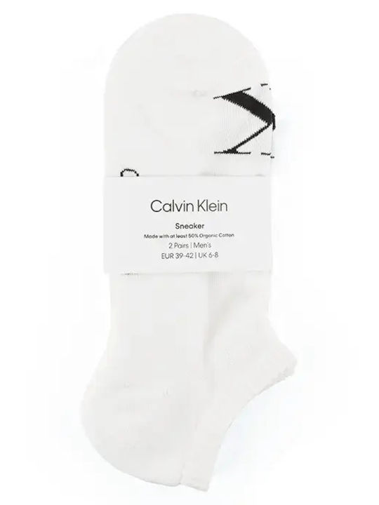 Calvin Klein Ανδρικές Κάλτσες Λευκο 2Pack