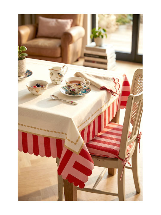 SteweHome Tischdecke Rote 140x140cm
