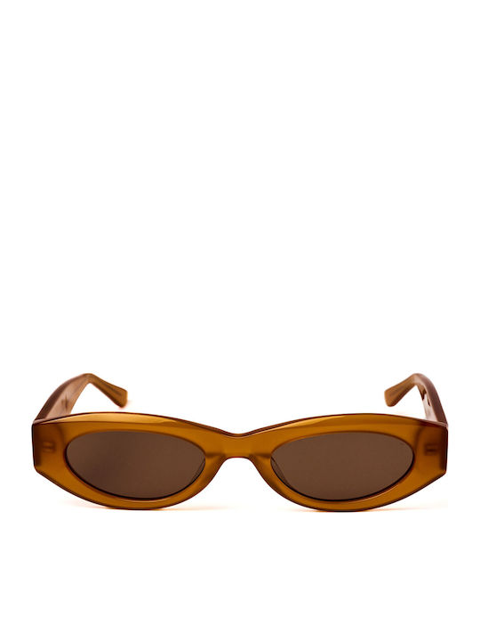 AV Sunglasses Γυναικεία Γυαλιά Ηλίου με Καφέ Κοκκάλινο Σκελετό και Καφέ Φακό AV142/27-Honey
