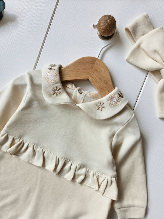 SteweHome Beige Baby-Strampler