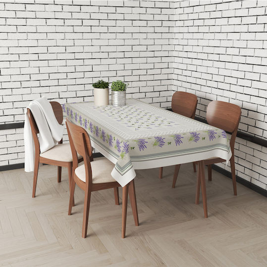 SteweHome Τραπεζομάντηλο Λιλά 150x220εκ.