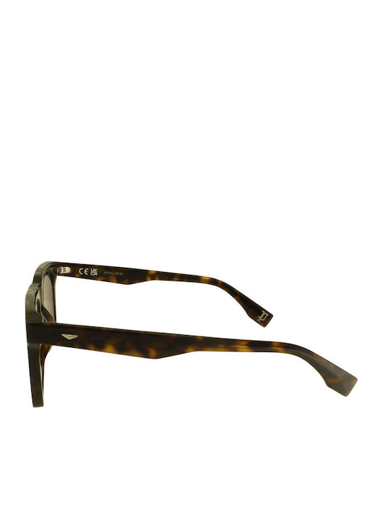 Police Men's Sunglasses with Brown Tartaruga Frame and Brown Lens SPLR79 02BL