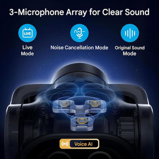 Emeet Pixy Dual AI Web Camera 4K 60FPS με Autofocus